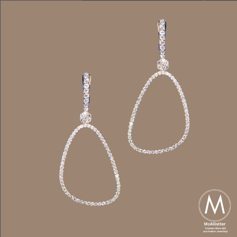 McAllistter –  Designer Diamond Dangle Earrings