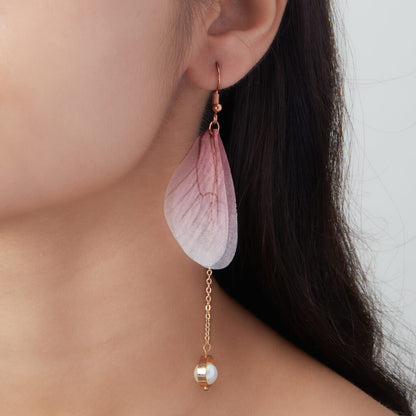 McAllistter – Pink Butterfly Wing Dangle Earring.