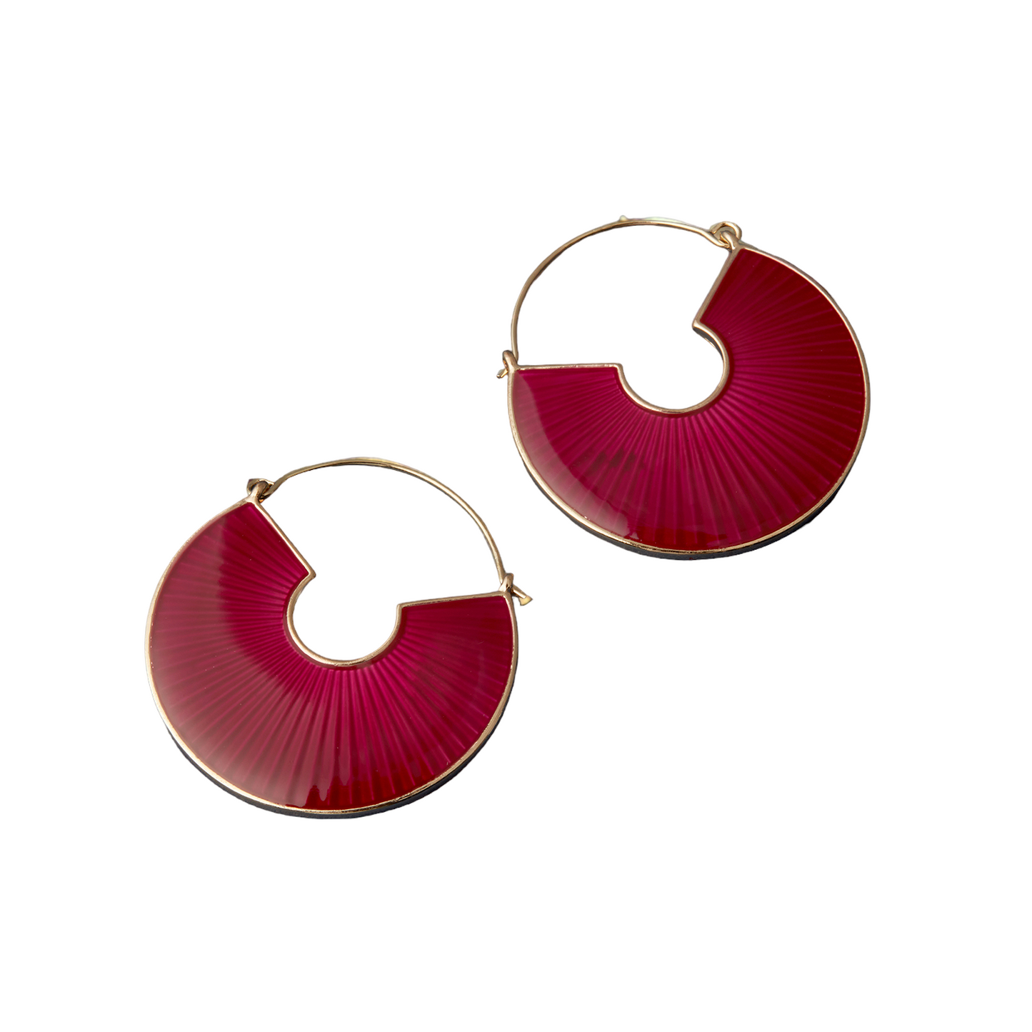 McAllistter –  Pink Enamel Dangle Earring