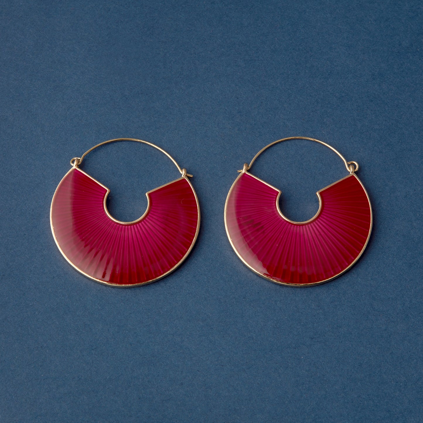 McAllistter –  Pink Enamel Dangle Earring