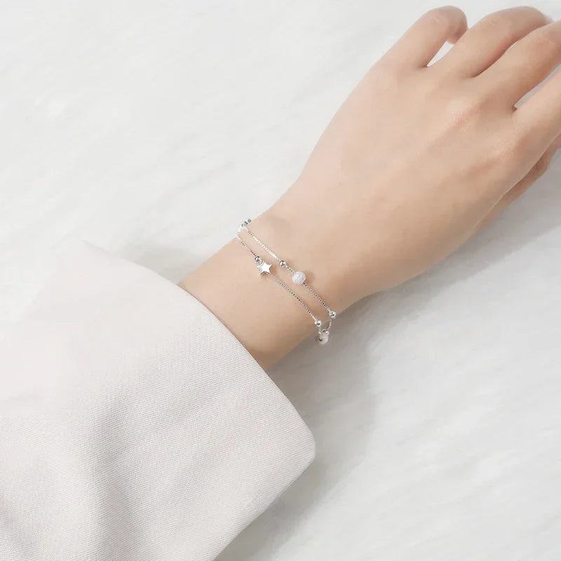 Silver Star Bracelet