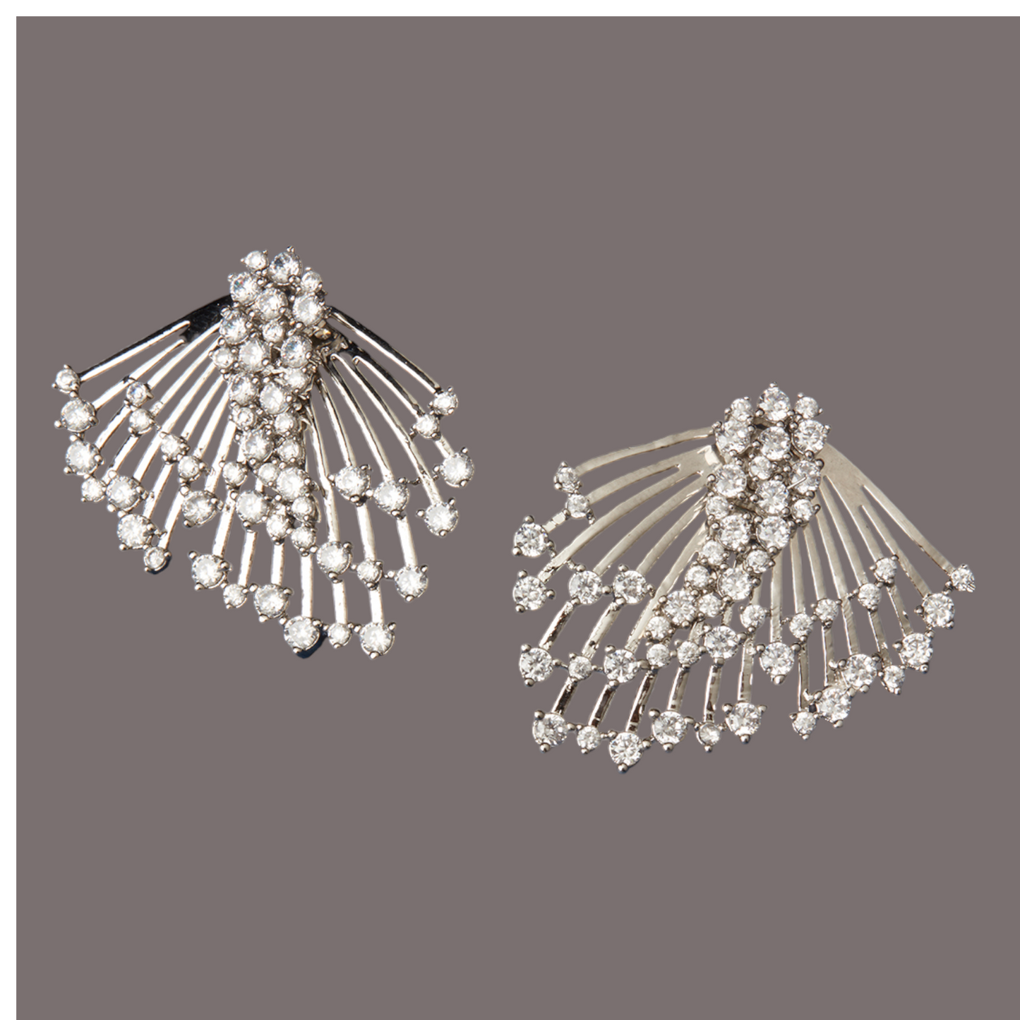 McAllistter Designer Front and Back Statement Earrings.