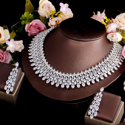 Silver Elegance Necklace Set