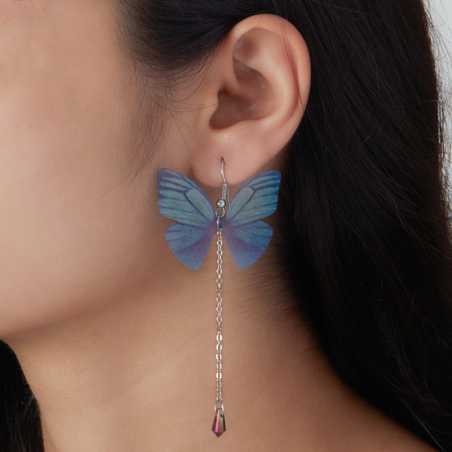 McAllistter – Blue Butterfly Dangle Earring.