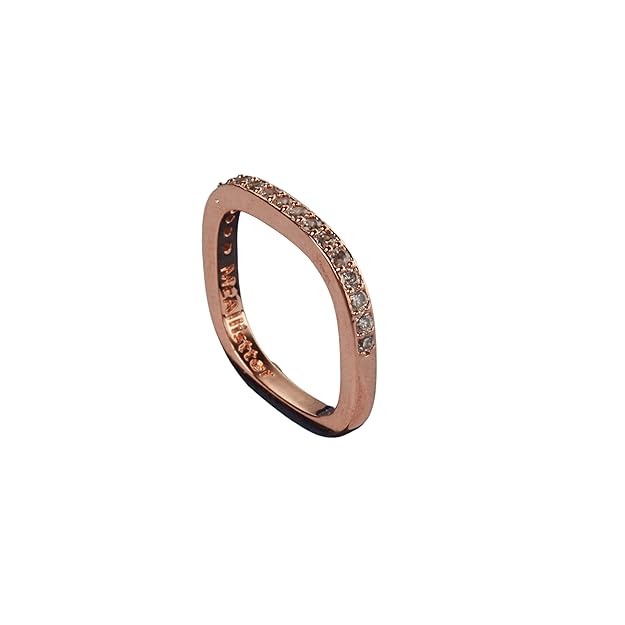 McAllistter – Rose Gold Polished diamond Square Ring