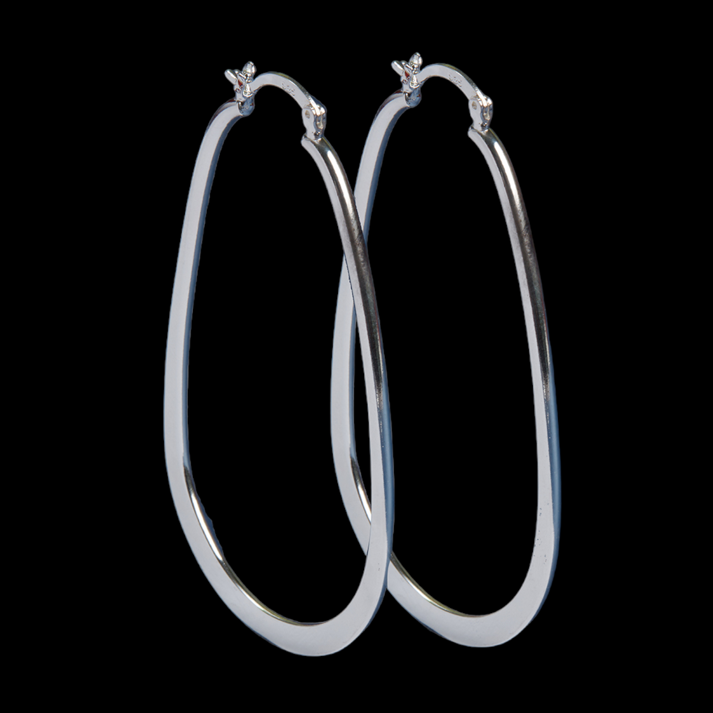 McAllistter – 925 Sterling Silver U-Shaped Hoop Earring