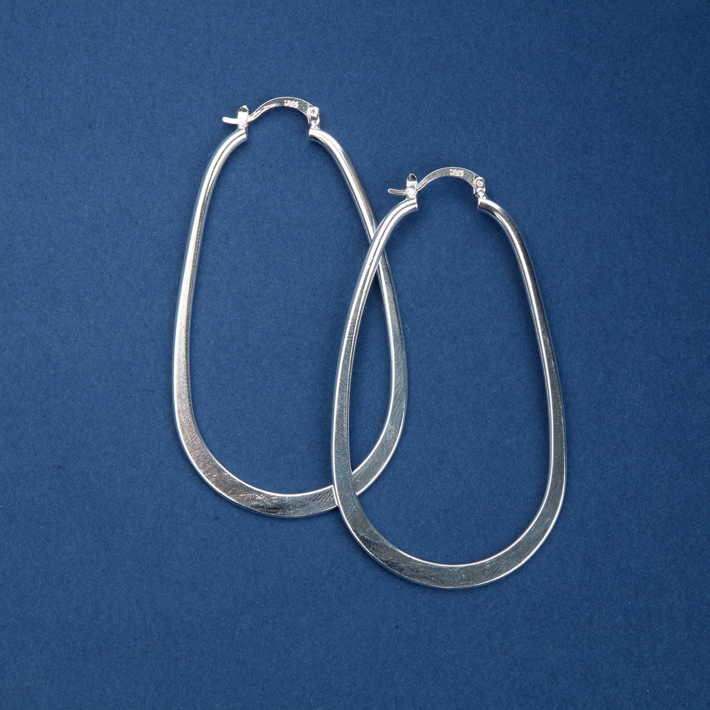 McAllistter – 925 Sterling Silver U-Shaped Hoop Earring