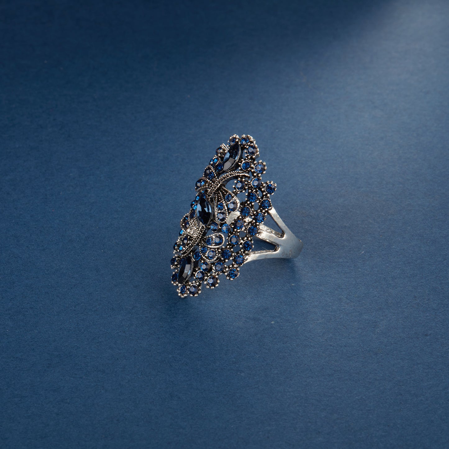 McAllistter – Blue Butterfly American Diamond Ring