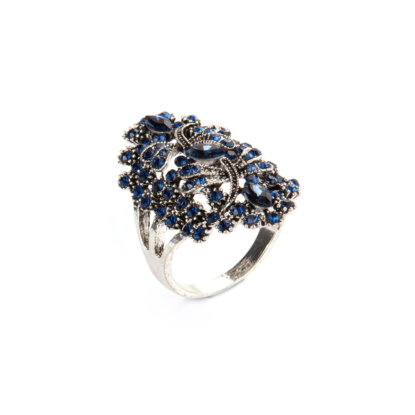 McAllistter – Blue Butterfly American Diamond Ring